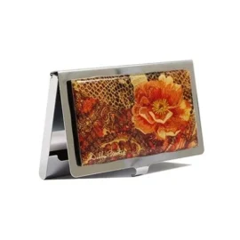 Cardholder – Paisley Peach