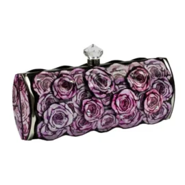 Long Clutch – Lavendar Flowers Luxury Edition
