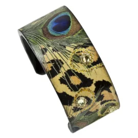 Cuff Narrow – Leopard Peacock