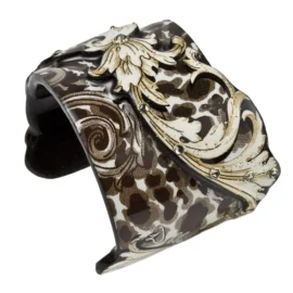 Cuff Wide – Brown Paisley