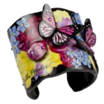 Cuff Wide – Floral Butterfly