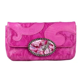 Fashion Clutch – Pink – Pink Dragonfly Magnafab