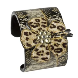 Wide Cuff – Crystal Safari
