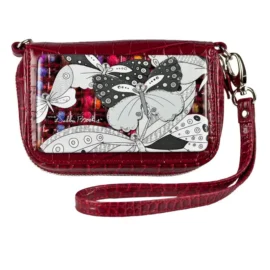 Wrist Bag Cell Phone Holder – Rainbow Tweed