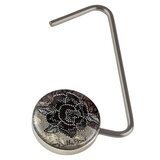 Purse Hanger – Black Ice Flower