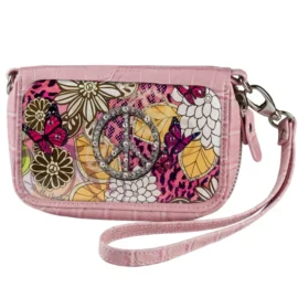 Wrist  Bag Cell Phone Holder-Peace