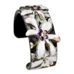 Narrow Cuff – Tahiti Flower