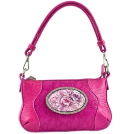 Tiny Shoulder – Pink – Lavendar Flowers