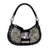 Curved Shoulder – Black with Lace