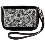 White Roses Cross Body Wallet