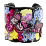 Cuff Wide – Floral Butterfly