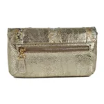 Fashion Clutch – Gold – Brown Rose Chain Magnafab