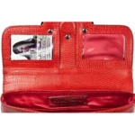 Fashion Clutch – Red – Red Snake Lace Magnafab
