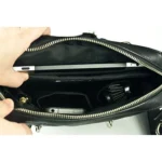 Crossbody Bag – Unisex – Brushed aluminum Hardware