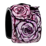 Wide Cuff – Lavendar Flowers