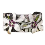 Narrow Cuff – Tahiti Flower