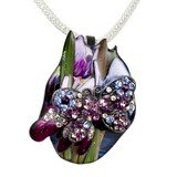 Magna-Pendant – Purple Rose Butterfly Luxury