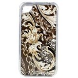 Clear cover – Brown Paisley