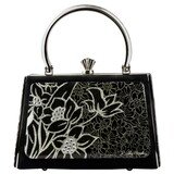 Long Petite – Black Leather – Peacock Luxury Edition