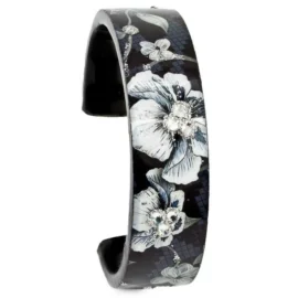 Nano-Cuff Black & White Flower
