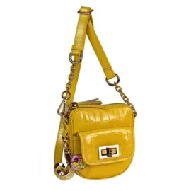 Cross body and hip bag – Yellow – Asian Pink Butterfly