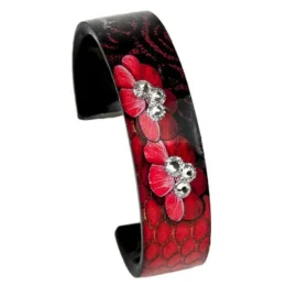 Nano Cuff – Red Snake Lace
