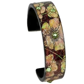 Nano cuff – Brown Flowers