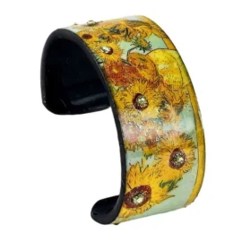 Narrow Cuff – Van Gogh – Sunflowers