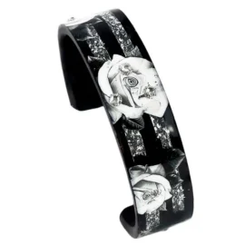 Nano Cuff – Rose Stripe Black Silver