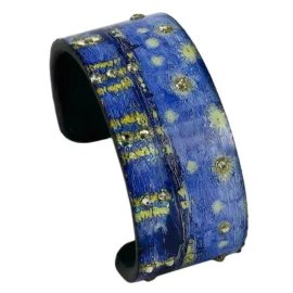 Narrow Cuff – Van Gogh Night Lights