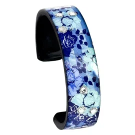 Nano Cuff – Blue Stripe Rose