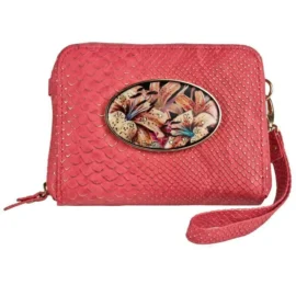 Tech Case – Coral gold hardware – Tiger Lilly