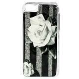 Clear Cover – Rose Stripe Black with Silver