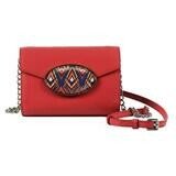 Large Fashion Cross Body – Red – Silver Hardware