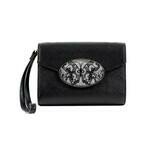 Large Fashion Cross Body – Black – Silver Hardware