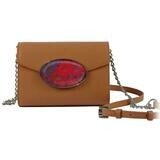 Large Fashion Cross Body – Tan – Silver Hardware