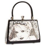 Large Petite Black Leather – Blond Bride