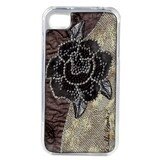Clear cover – Black Ice Flower