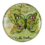 Mini MagnaFab Lime Green Butterfly