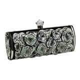 Long Clutch – White Roses Luxury Edition