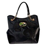 Casual Tote – Gold Hardware – Black –  Frog Magnafab