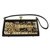 Long Petit – Black Leather – Crystal Safari