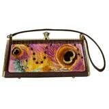 Long Petite – Brown Leather – Purple Peacock Luxury edition