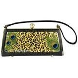 Long Petite – Black Leather – Leopard Peacock – Luxury Edition