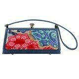 Long Petit – Denim – Red Flower