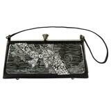 Long Petite – Black Leather – Bow