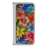 Deluxe Leather iphone Jacket – Blue Leopard Glow