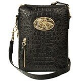 Crossbody Bag – Croc Emboss – Gold Hardware – Crystal Safari Magnafab