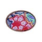Buckle Red Flower