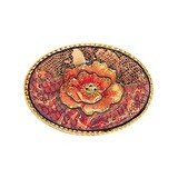 Buckle Paisley Peach Flower
